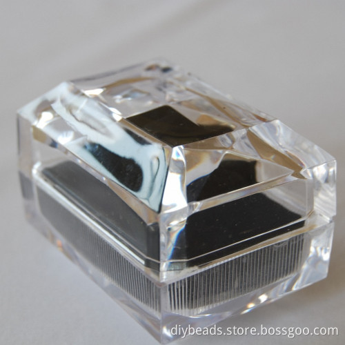 acrylic 66x48x49.5mm earring box